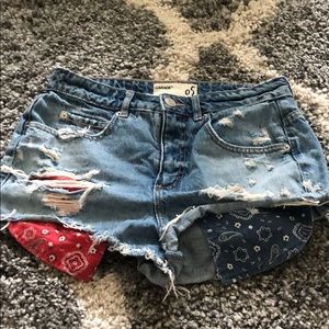 Garage 05 denim shorts